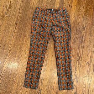 Love Moschino Jacquard Printed Trousers | Retro Mod Pattern | Women’s Size 4